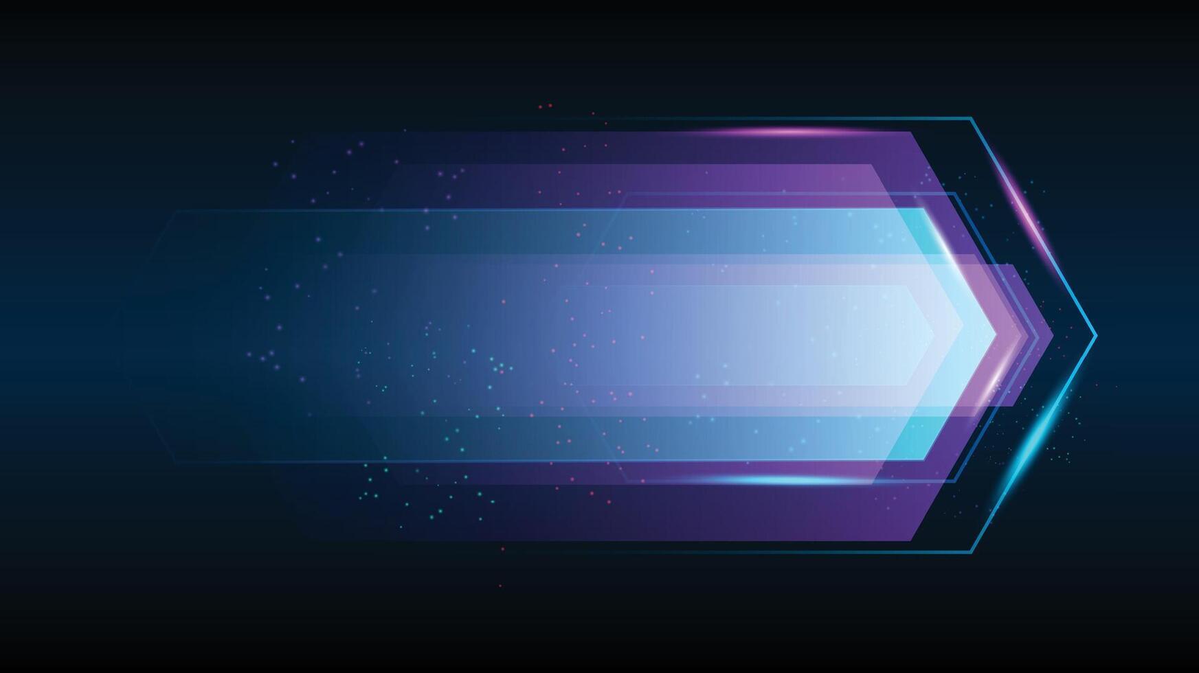 Abstract background technology high speed racing for sports of long exposure light on black vector