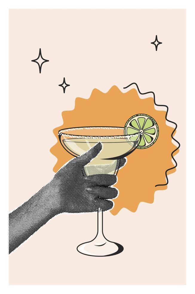 Happy Birthday Classic Vintage Cocktail Card Happy Birthday Classic Vintage Cocktail Card