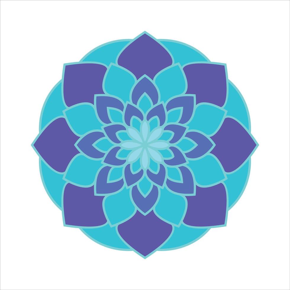 colorful mandala design vector