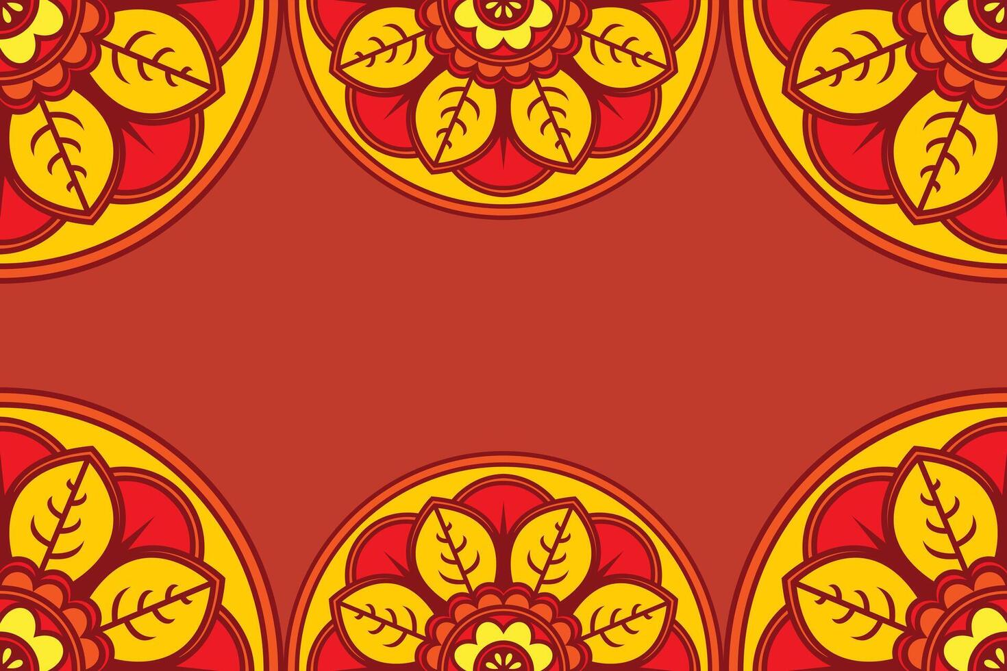 mandala colorful background vector