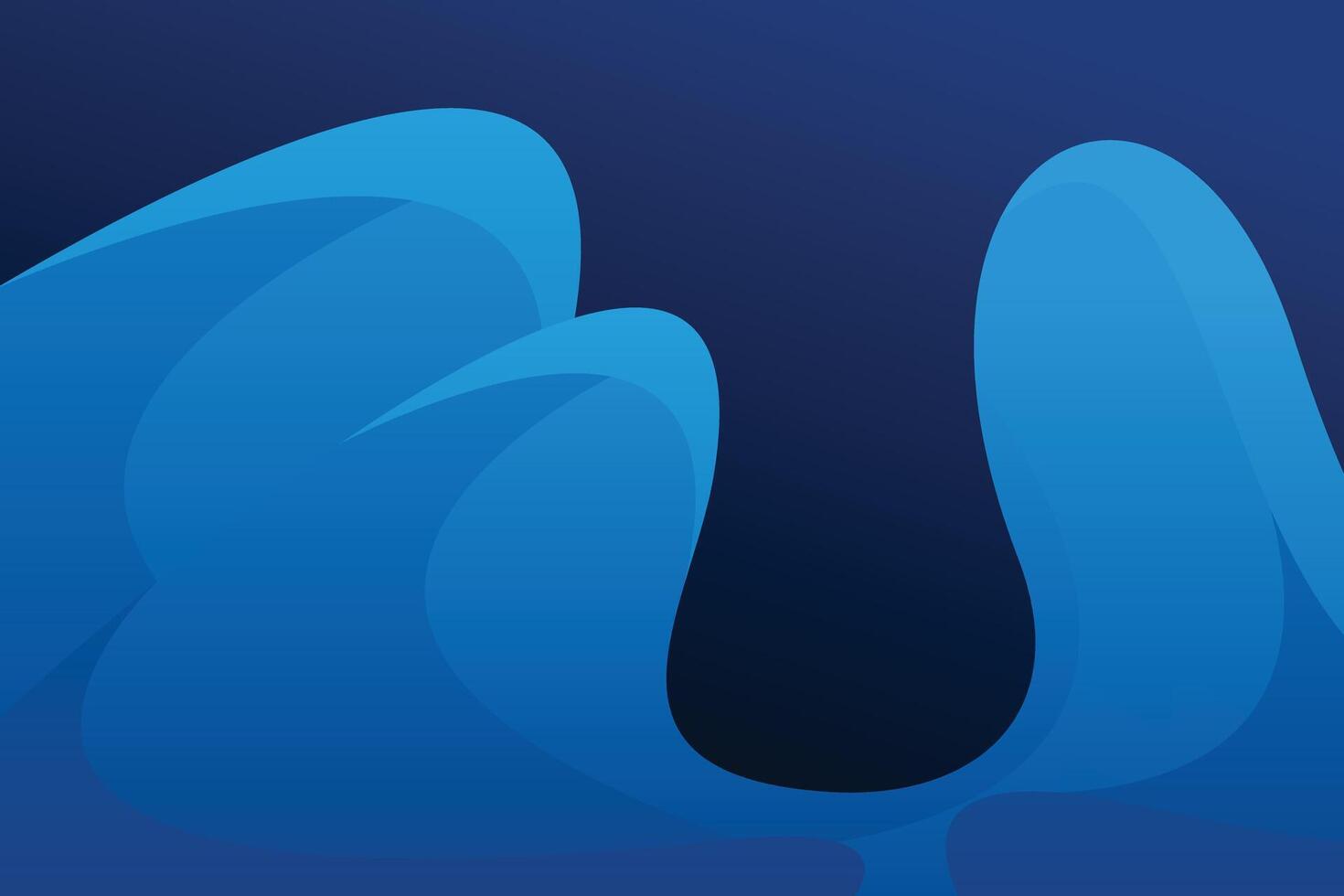 wave gradient background vector