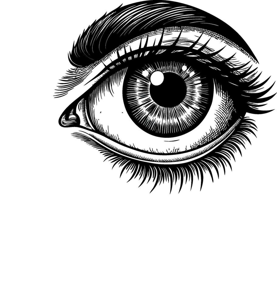 Retro Iris Illustration vector