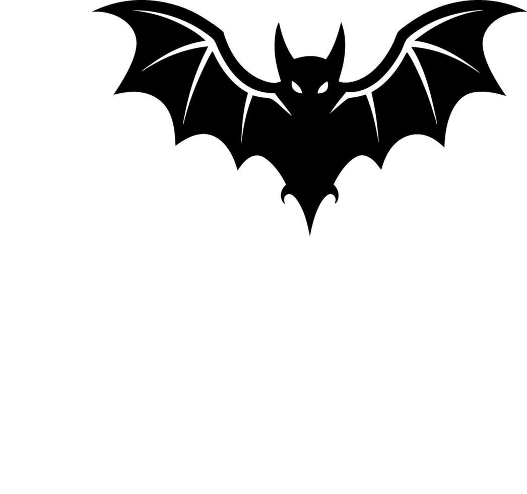 Vampire Wing Outline vector
