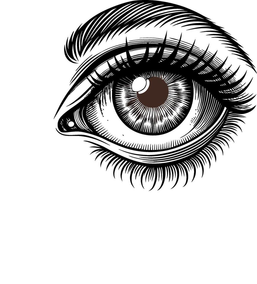 Artistic Eye Render vector
