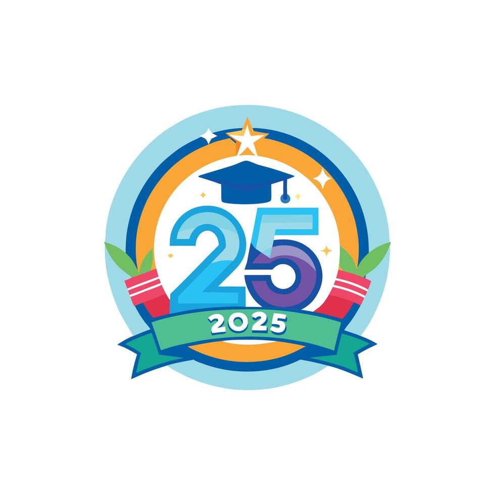 Classy Class of 2025 vector