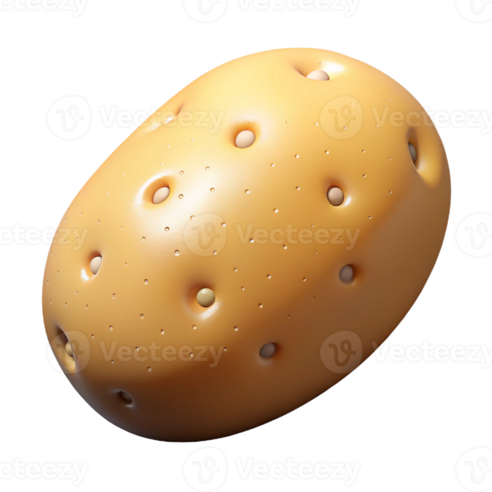 A potato with holes in it png