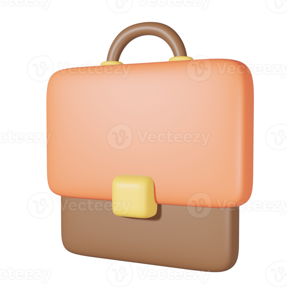 A briefcase with a handle and a strap png