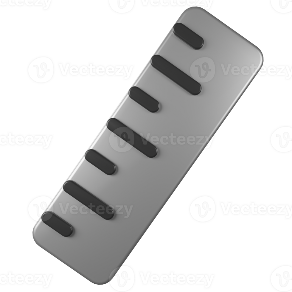 ruler 3d illustration png