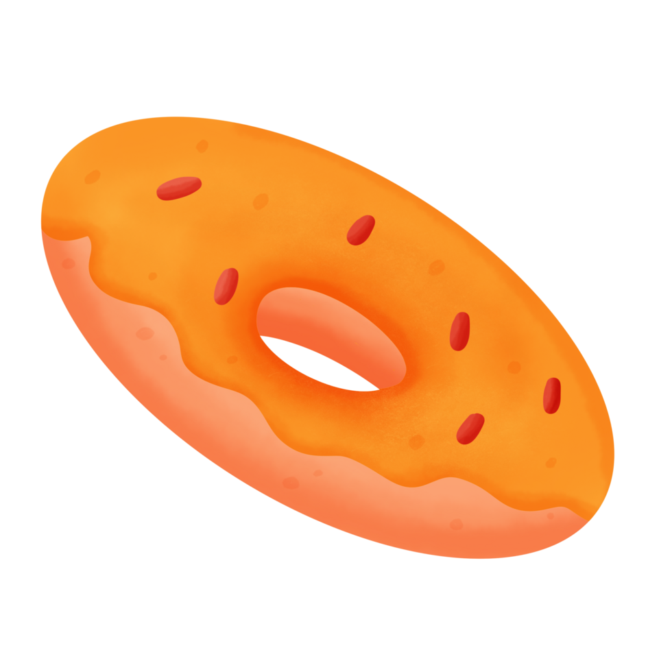 fast food illustration donut png