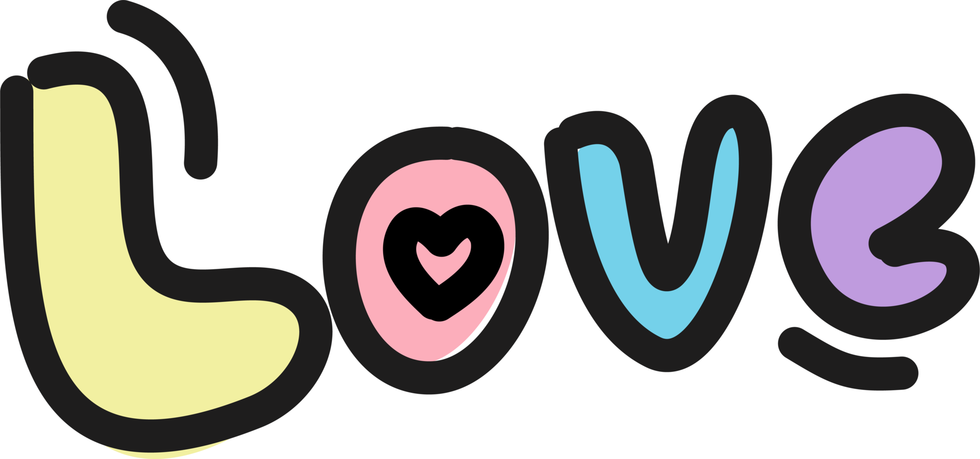 Cute Typography Lettering png