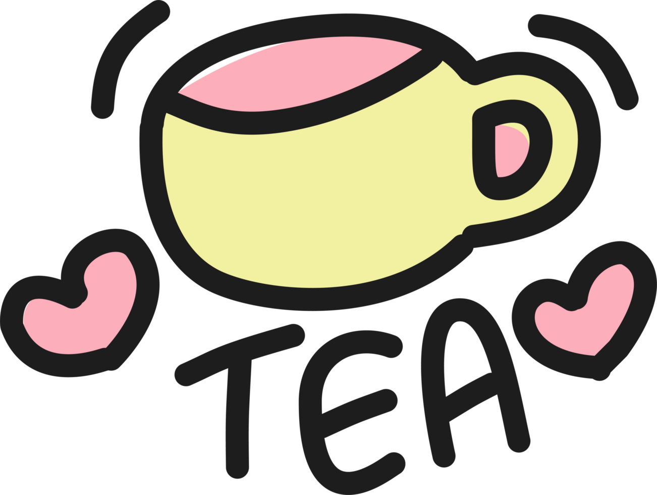 Cute Typography Lettering png