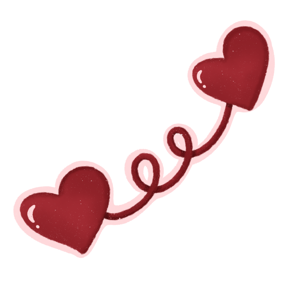 Doodle Hand Drawn Heart Love png