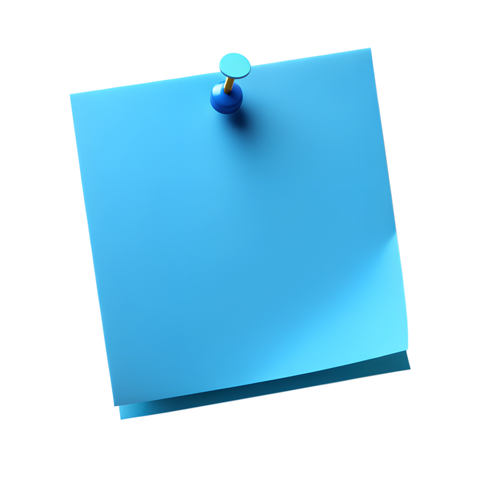 blue sticky note png
