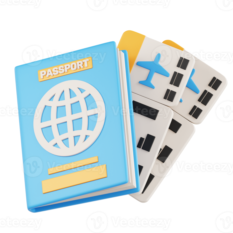 Passport travel app icon png