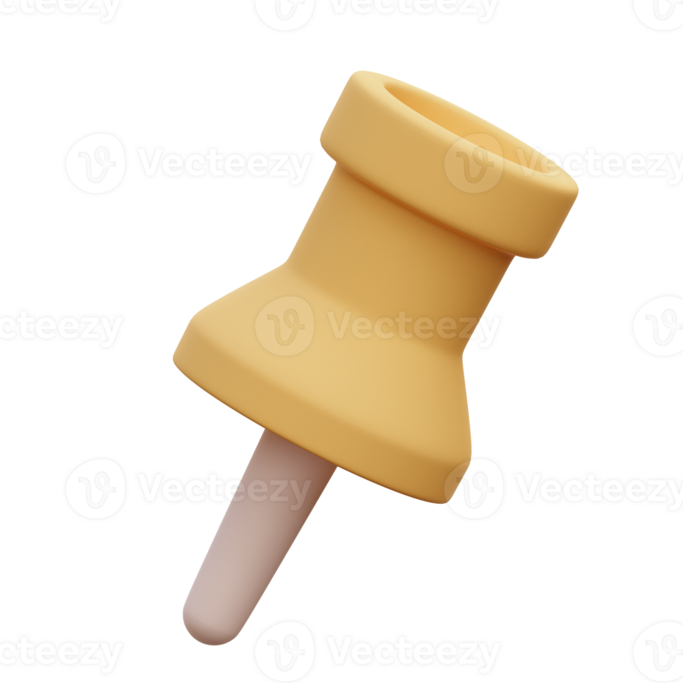 Pin 3D Icon Illustration png