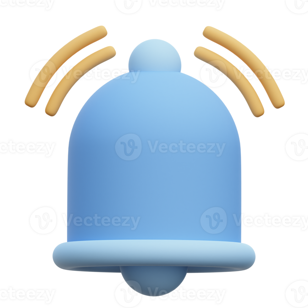 Notification 3D Icon Illustration png