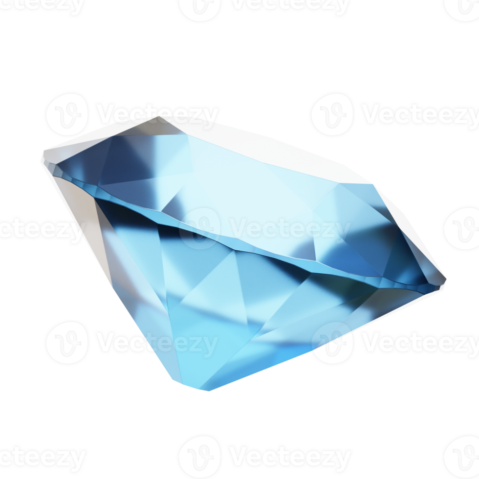 Diamond 3D Icon Illustration png