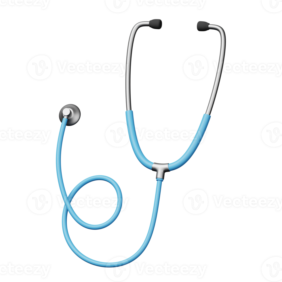Stethoscope 3D Icon Illustration png