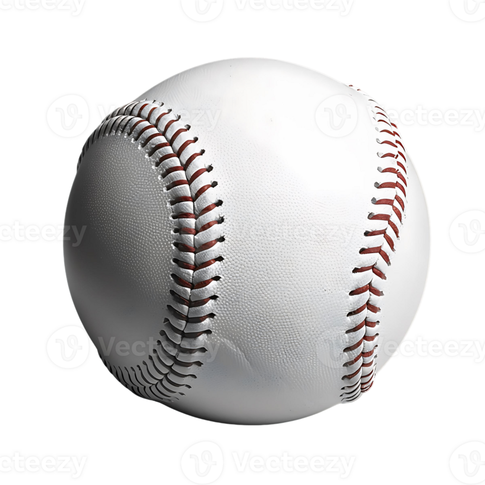 High Definition Baseball Ball Isolated on Transparent Background png
