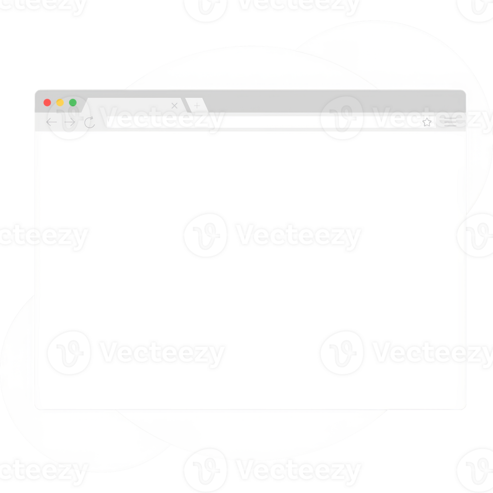 Browser window illustration. Browser or web browser in flat style. Window concept internet browser. png