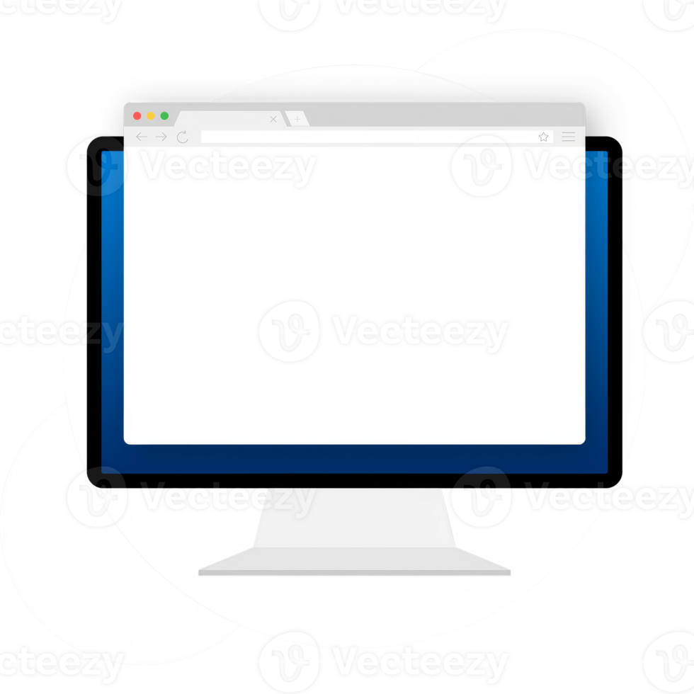 Browser window illustration. Browser or web browser in flat style. Window concept internet browser. png