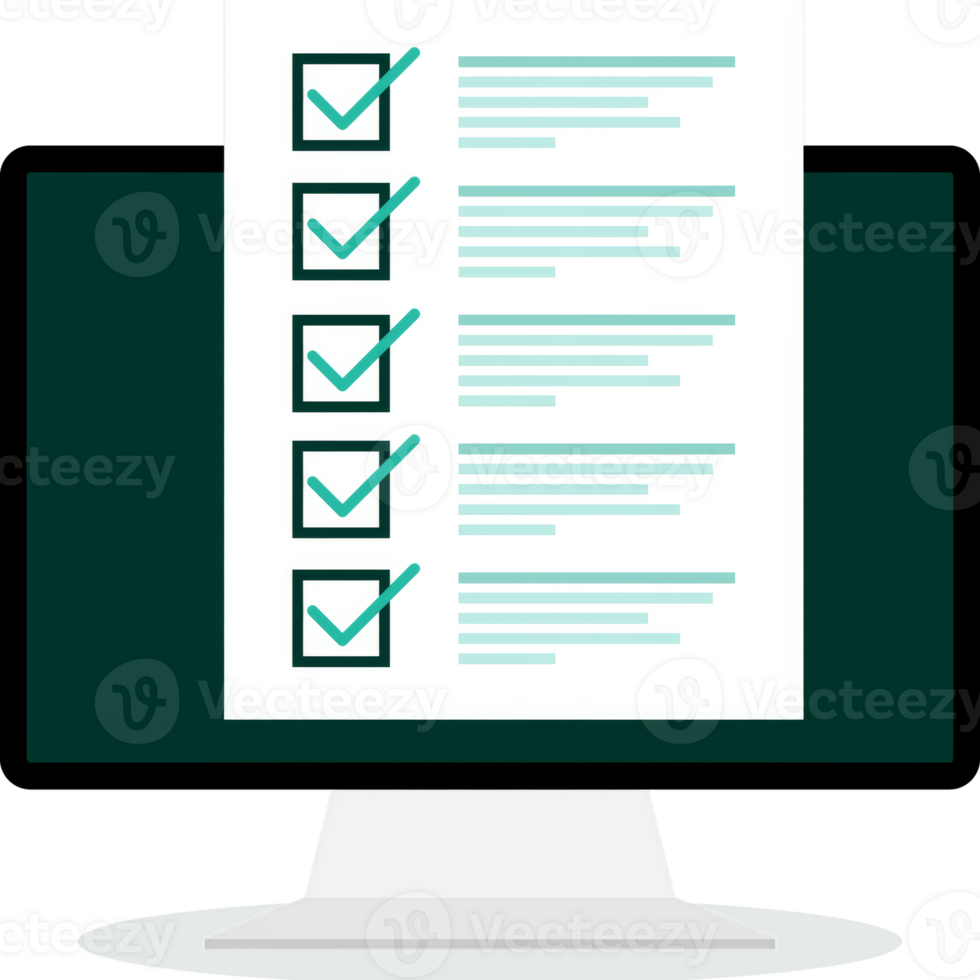 Line survey laptop in flat style green background. icon. flat. Line icon. Computer screen. png