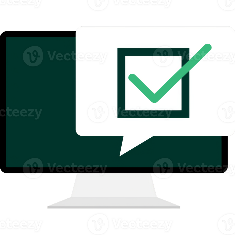 Line survey laptop in flat style green background. icon. flat. Line icon. Computer screen. png