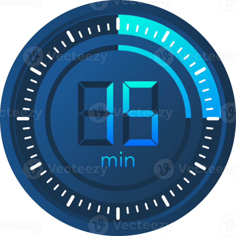 The 15 minutes, stopwatch icon. Stopwatch icon in flat style on a white background. stock illustration. png