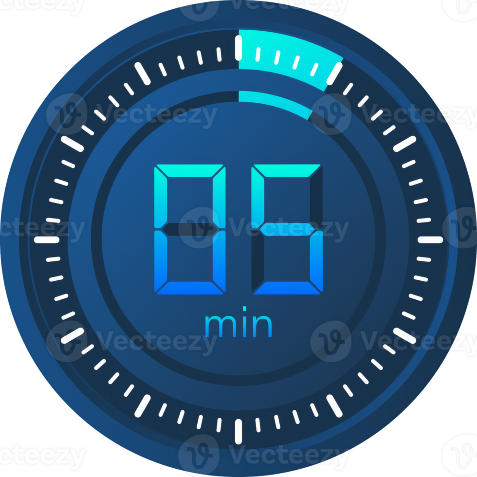 The 5 minutes, stopwatch icon. Stopwatch icon in flat style on a white background. stock illustration. png
