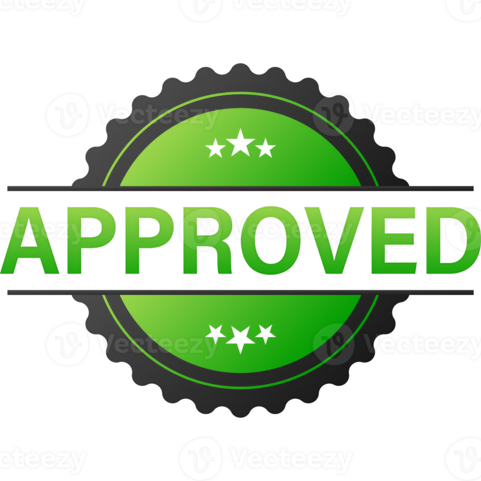 rubber stamps approved and rejected. illustration. png