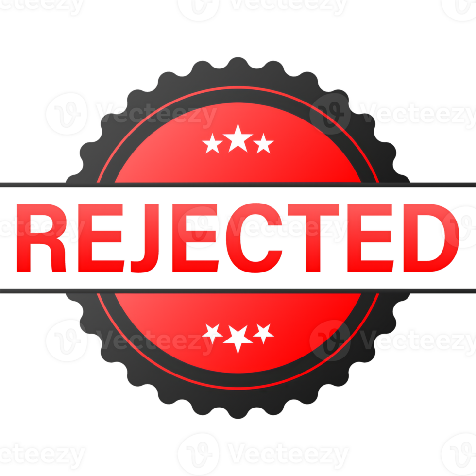 rubber stamps approved and rejected. illustration. png