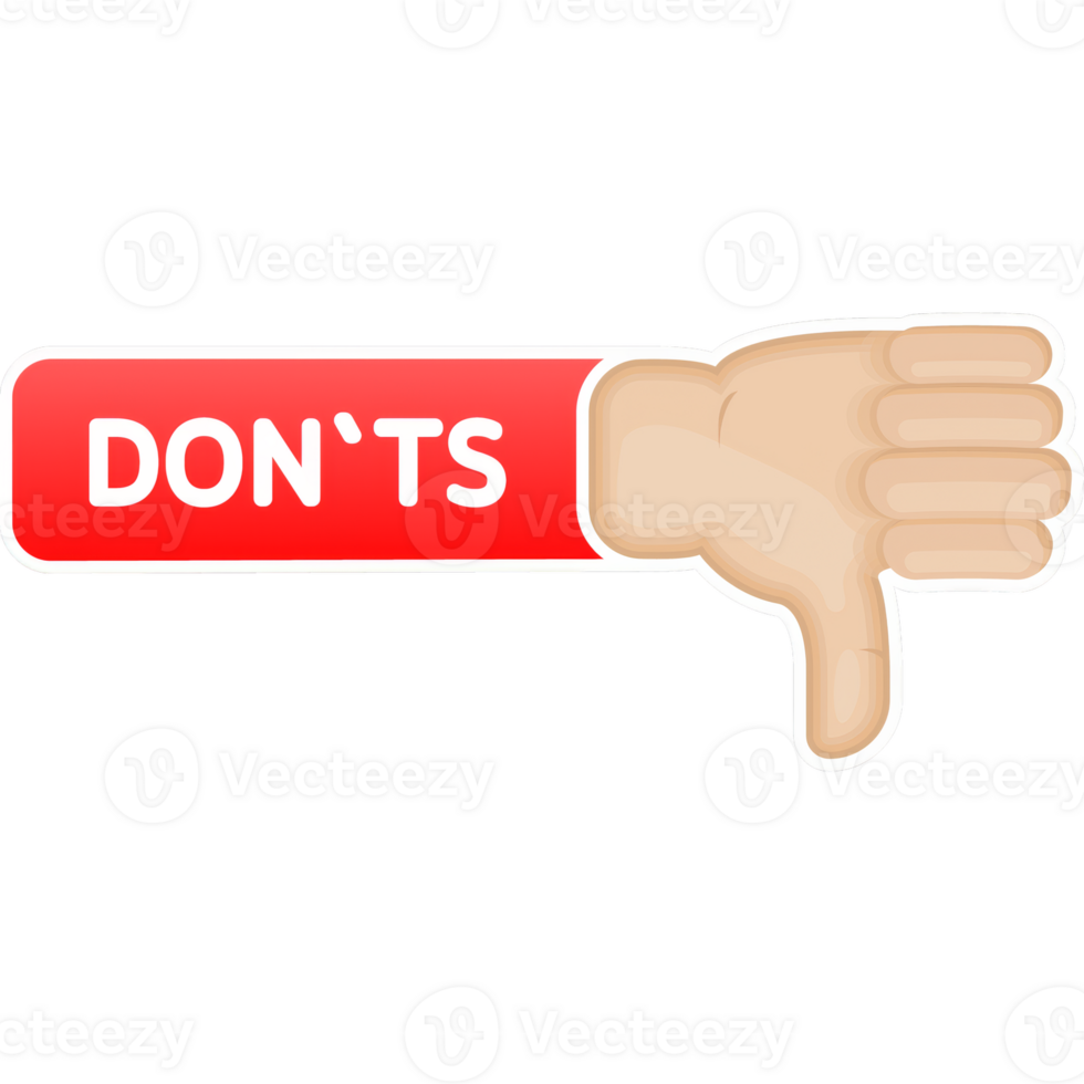 Check marks ui button with dos and donts. Flat simple style trend modern red and green checkmark png