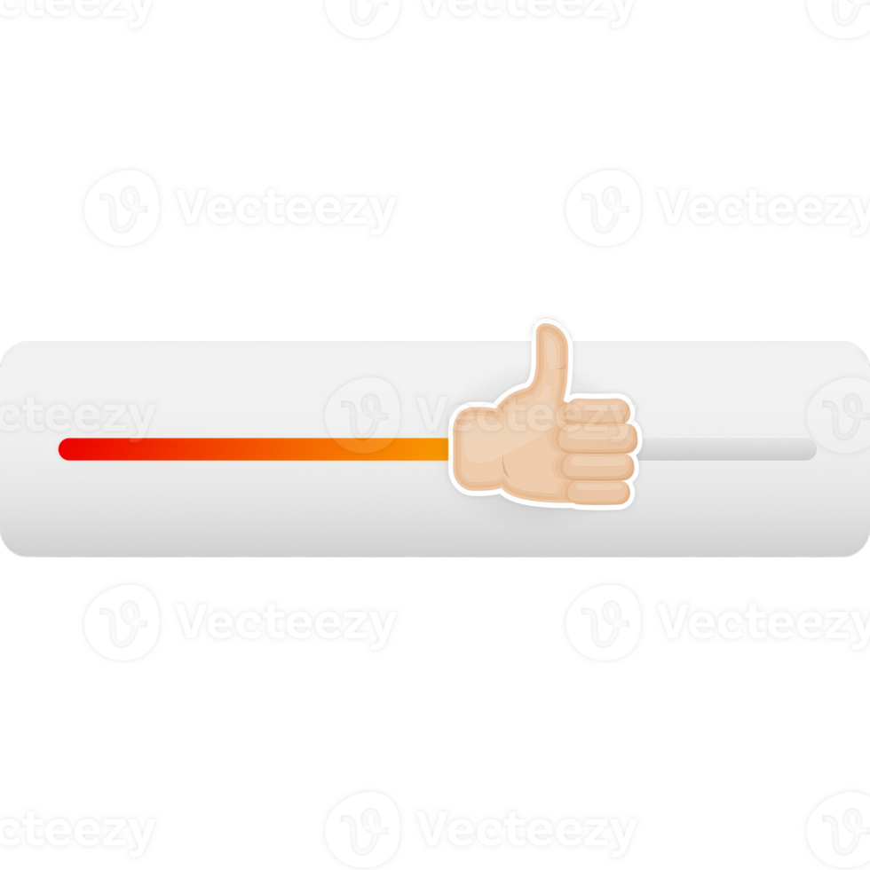 Recommended slider in flat style on white background. Flat . Arrow icon. color icon png