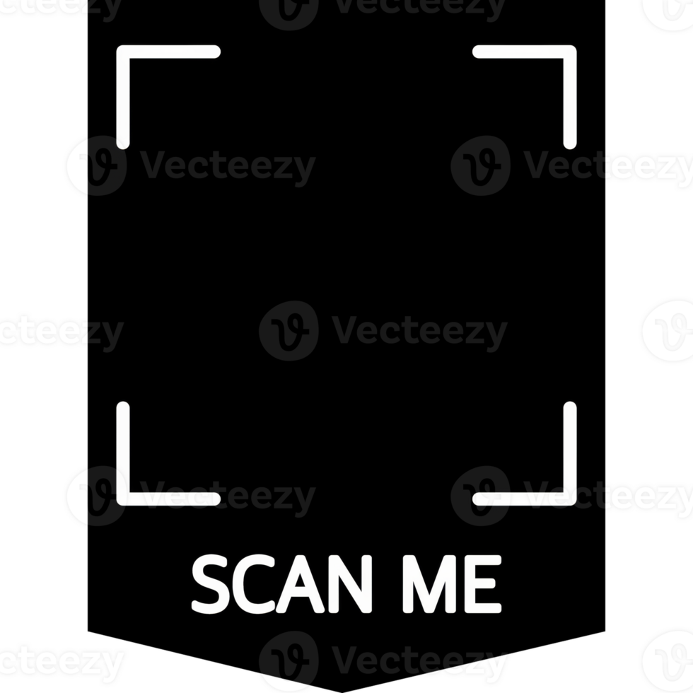 Scan code smartphone on white background. Isolated white background. Bar code icon. Flat illustration. Infographic illustration png