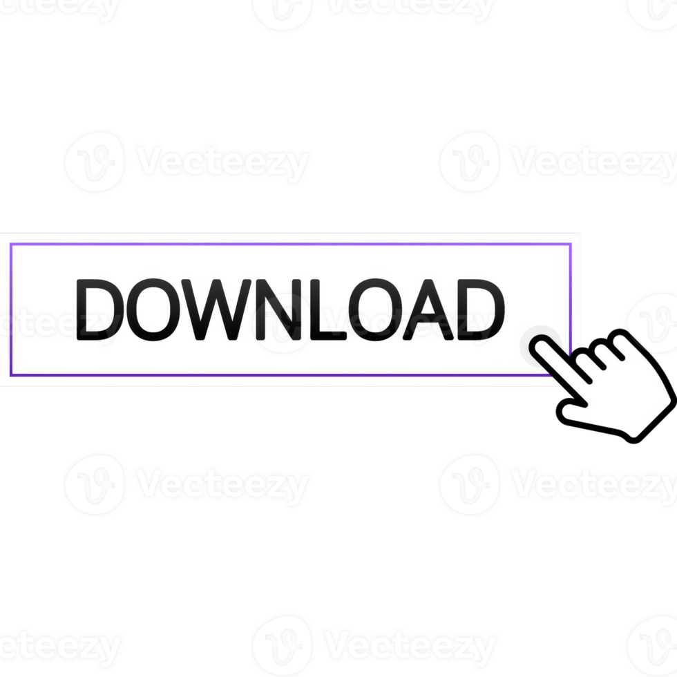 Flat button download on white background. Banner . Arrow icon. Online png