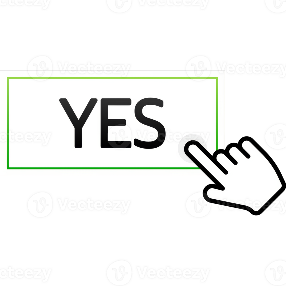Check mark button with yes and no. Flat simple style trend modern red and green checkmark png