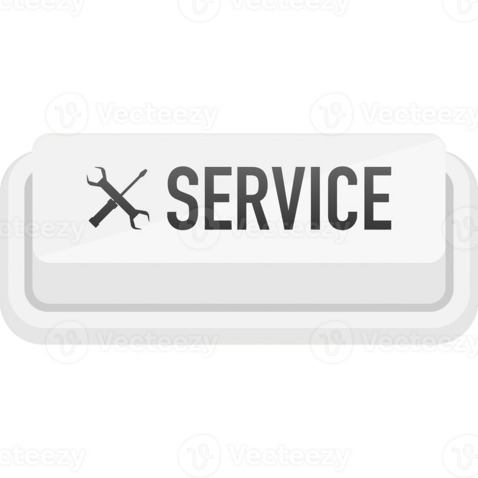 Banner with service button for concept design. banner. Call icon png