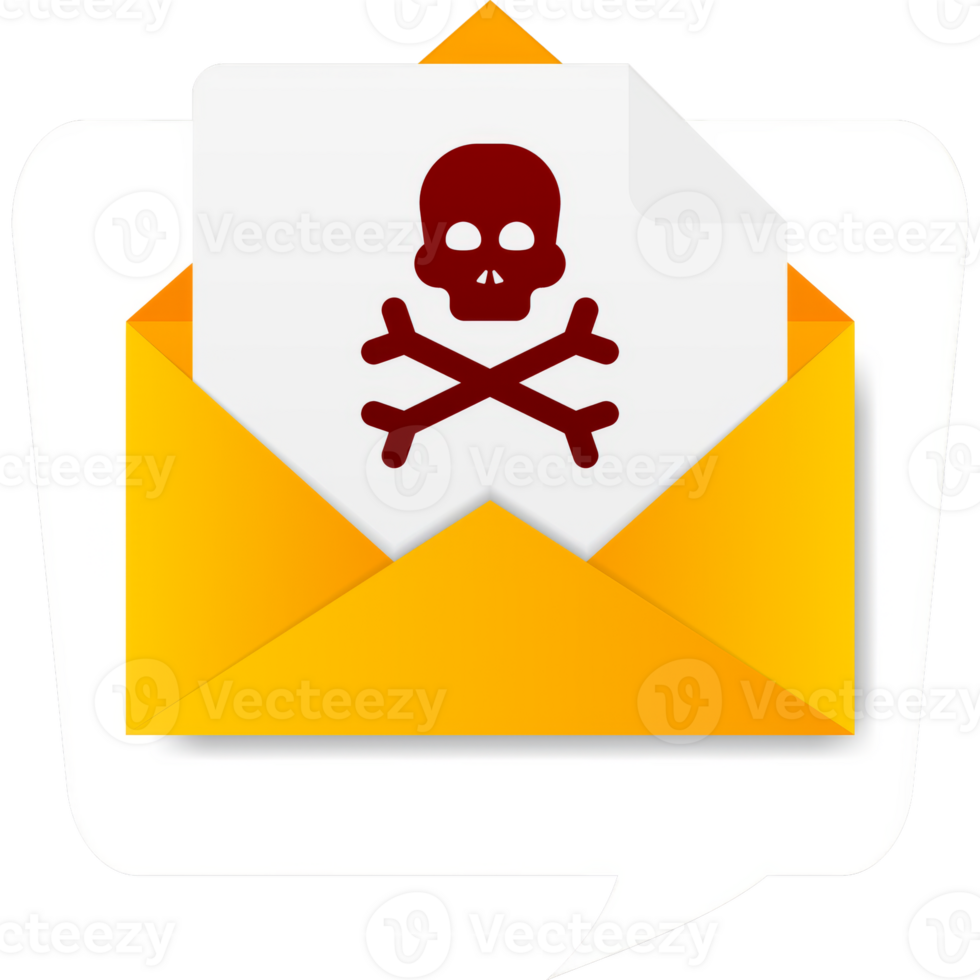 Virus message in flat style. design. Flat design. graphic. png