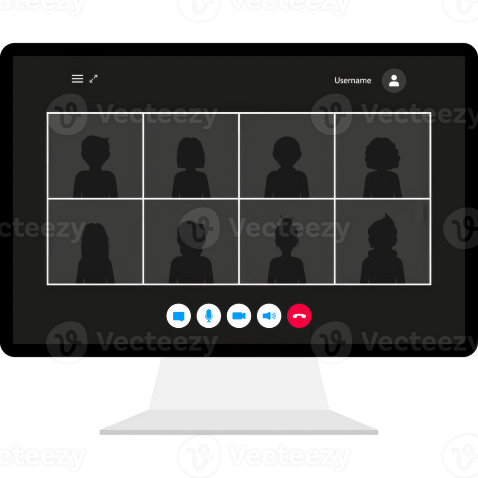 Icon with live chat call. Isometric illustration. Editable stroke. Online png