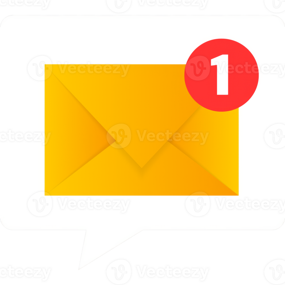 New notification bell icon. Cartoon blue illustration. Flat illustration png