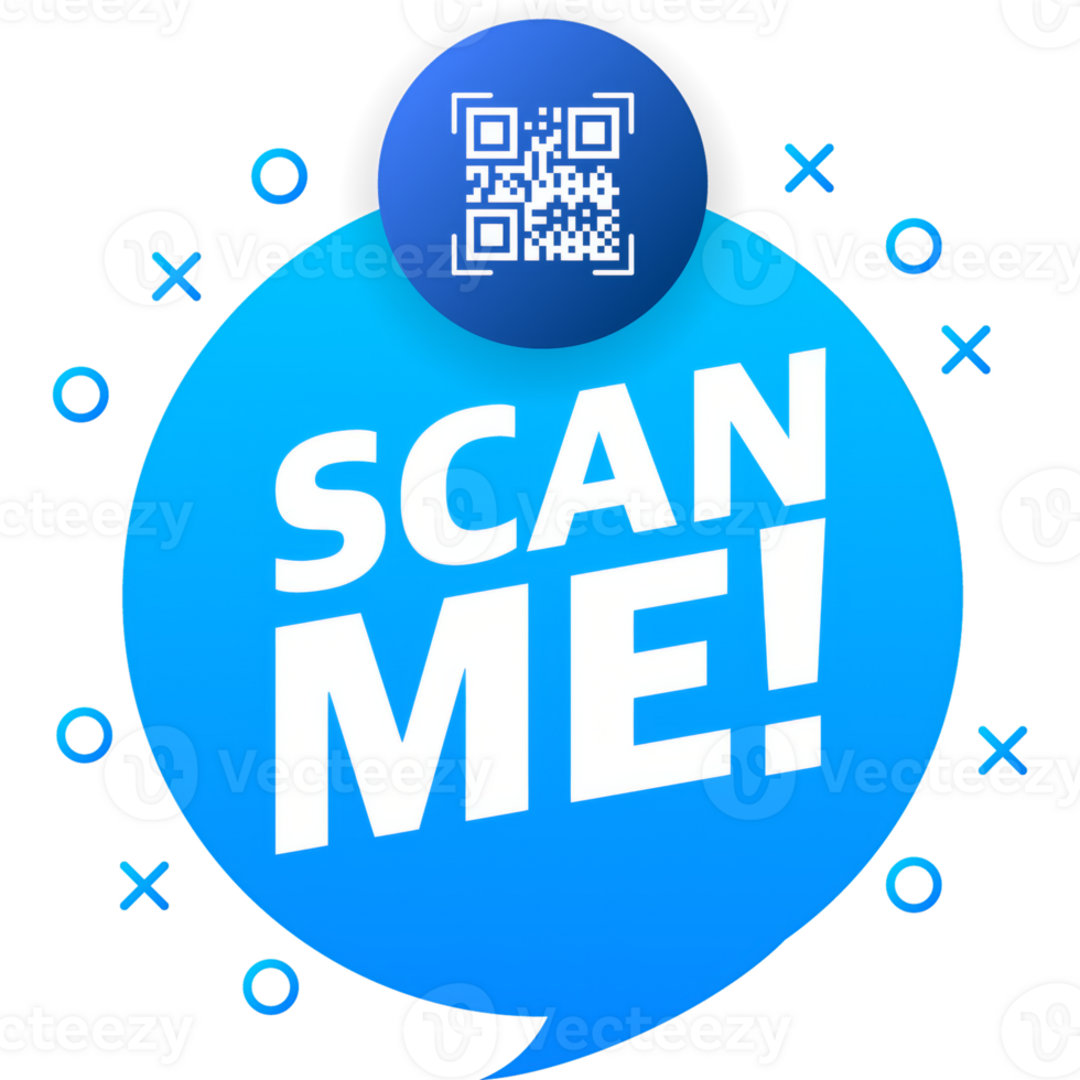 Scan code smartphone on white background. Isolated white background. Bar code icon. Flat illustration png
