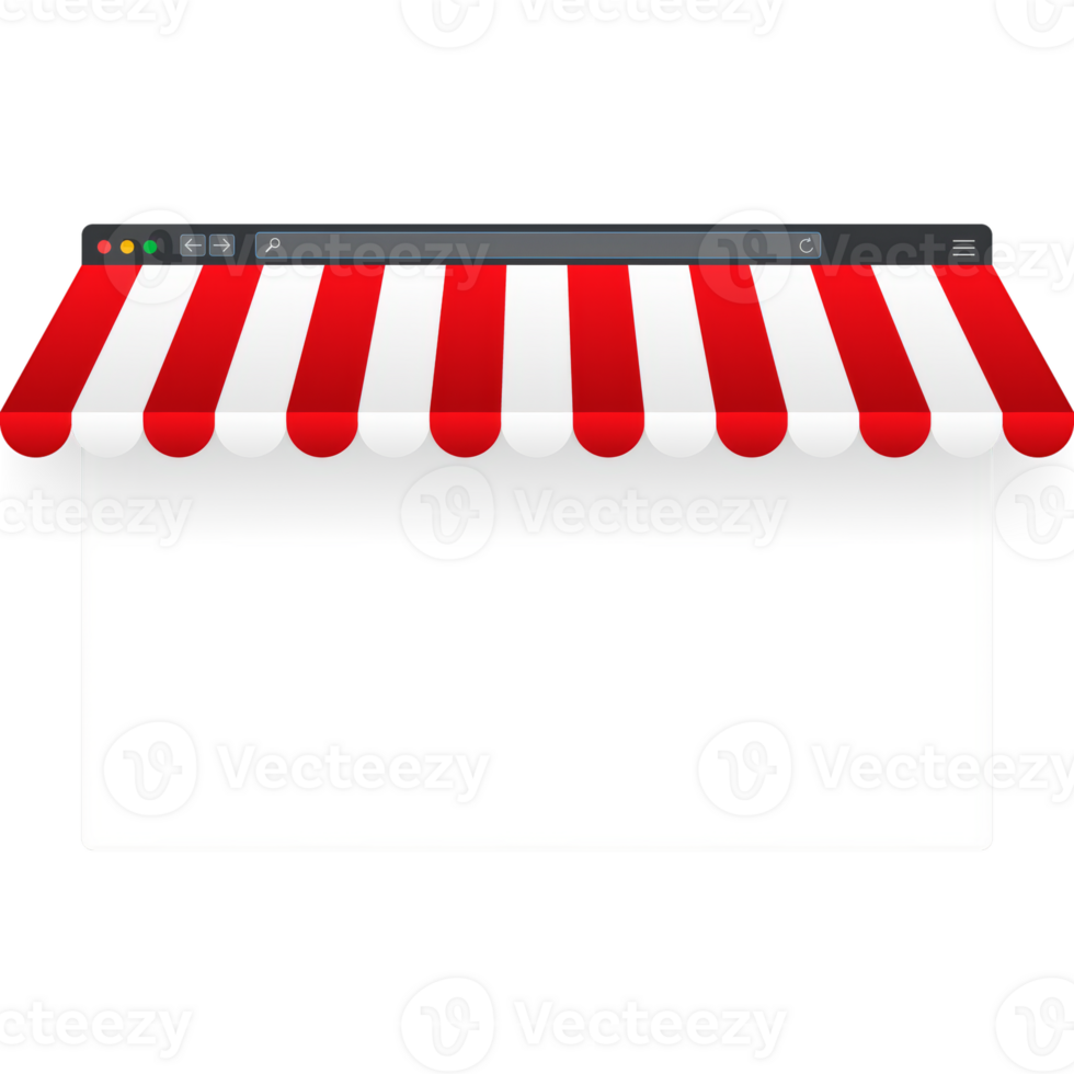 Laptop with and screen buy. Concept online shopping png