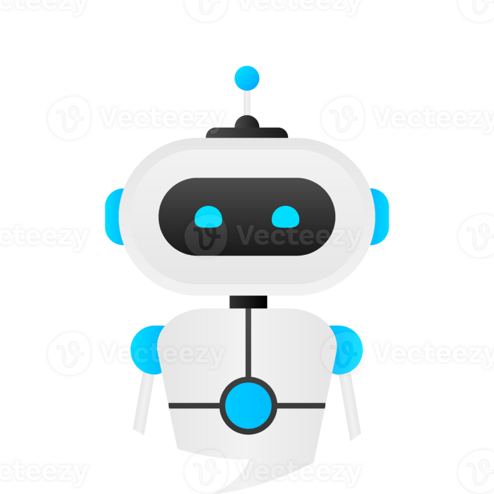 Chatbot icon concept, chat bot or chatterbot. Robot Virtual Assistance Of Website Or Mobile Applications. illustration png