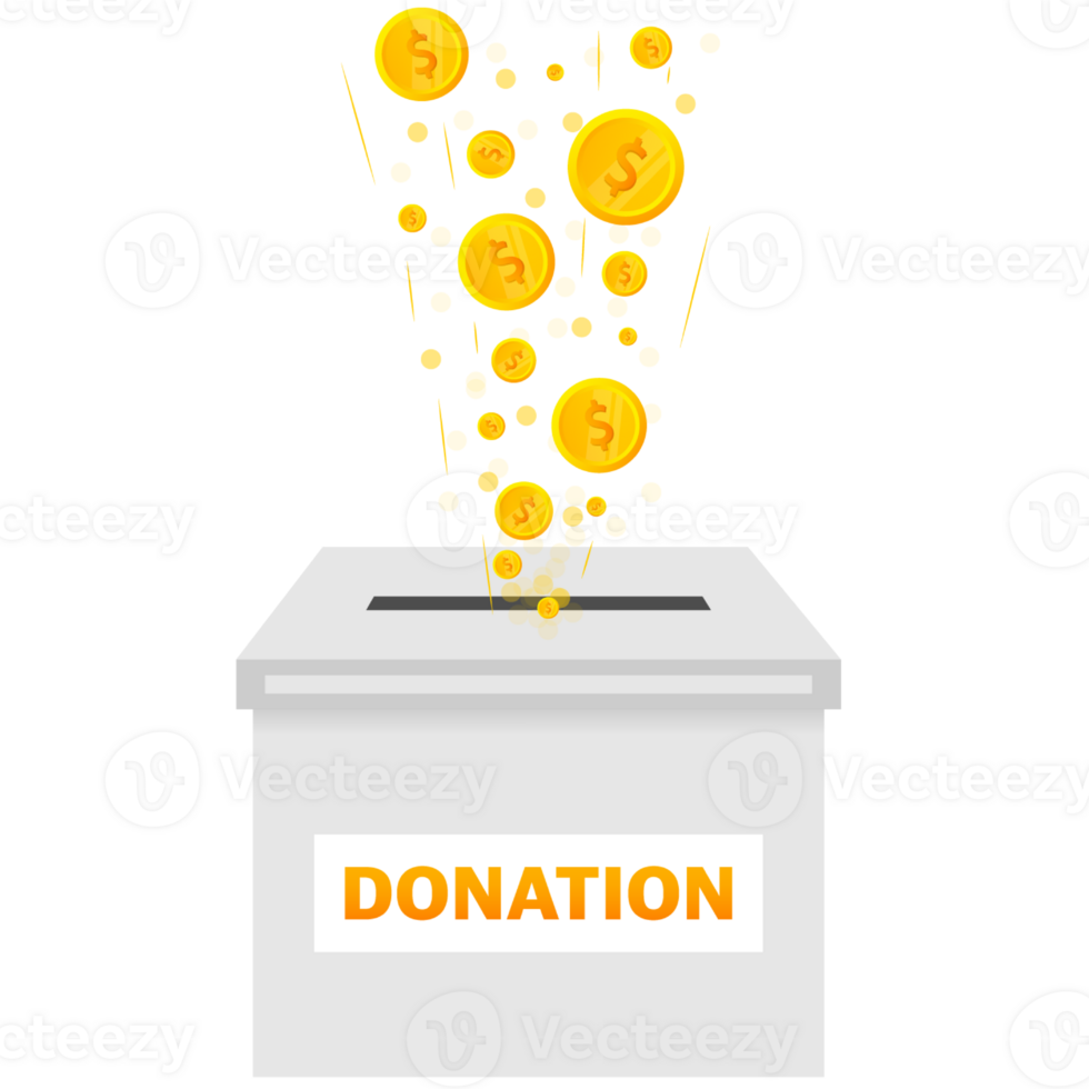 Donation money, great design for any purposes. Doodle collection with donation for concept design. Flat cartoon money illustration png