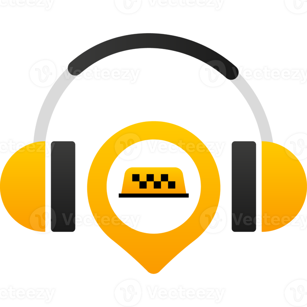 Taxi service, great design for any purposes. App logo concept. Brochure design template, card, banner png