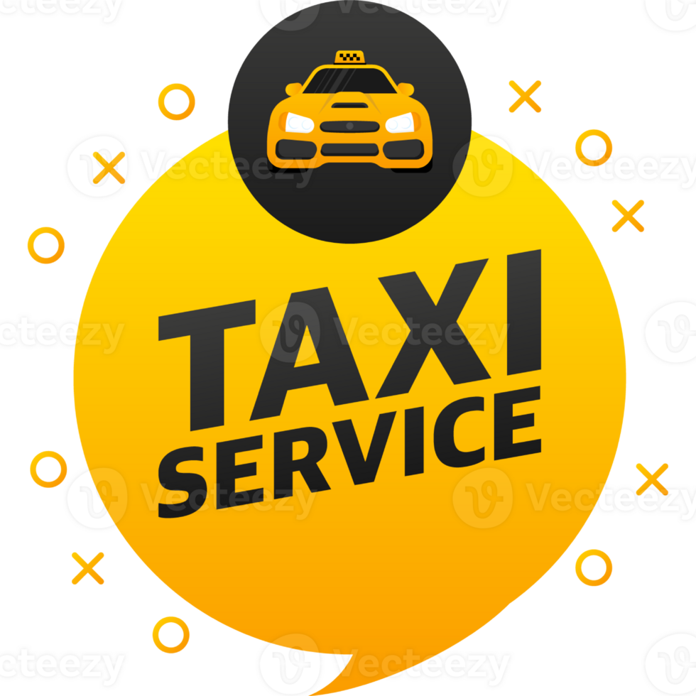 Taxi service, great design for any purposes. App logo concept. Brochure design template, card, banner png