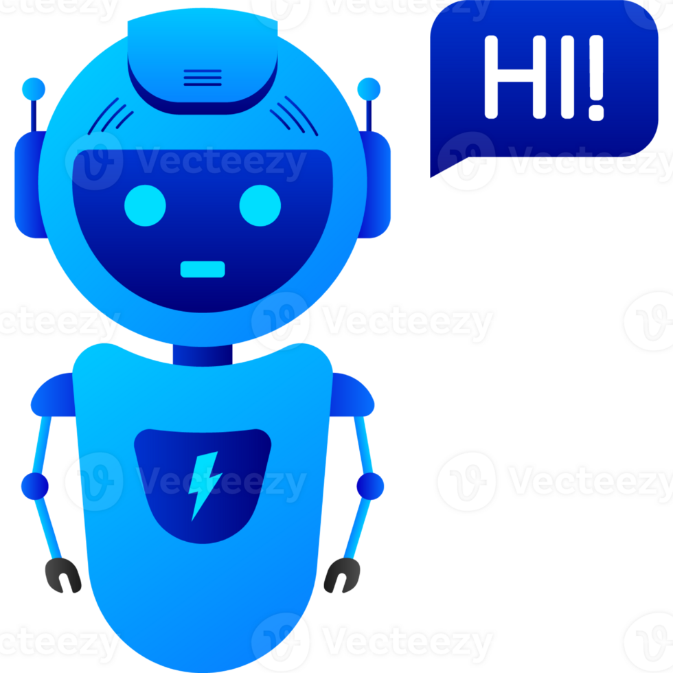 Chatbot icon concept, chat bot or chatterbot. Robot Virtual Assistance Of Website Or Mobile Applications. illustration png