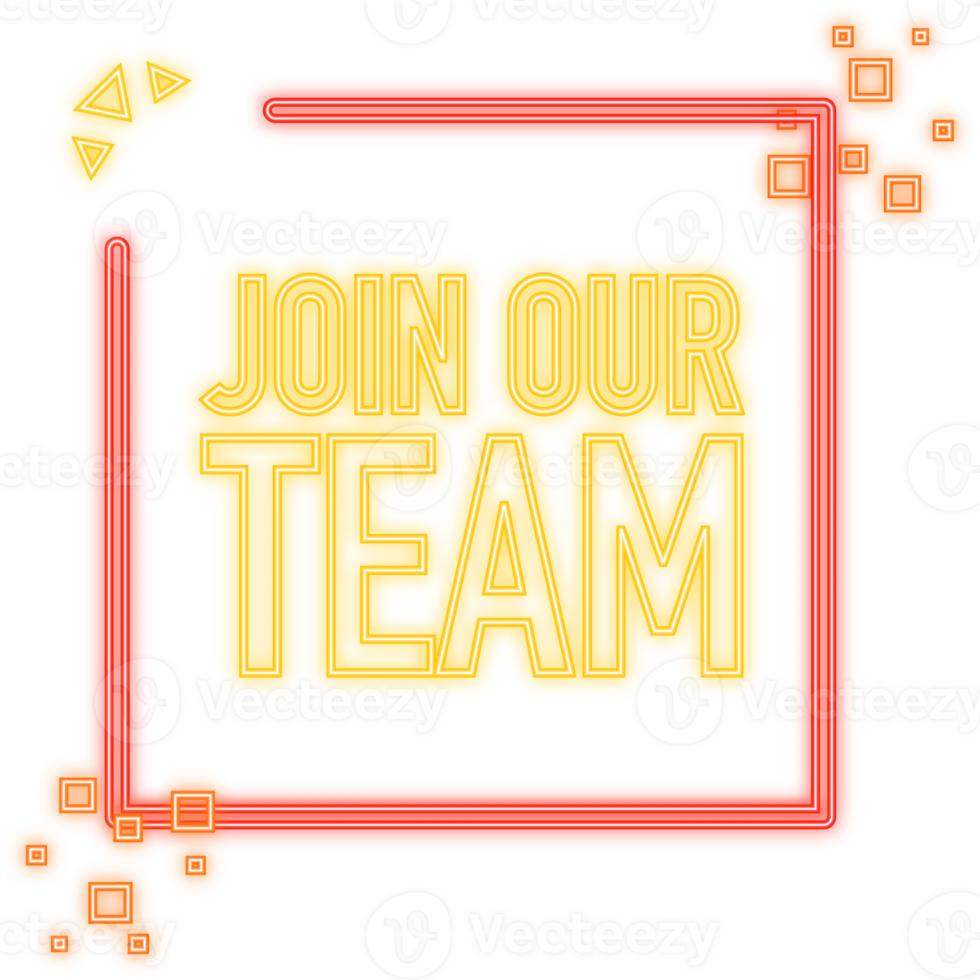 Join our team. flat illustration on white background png