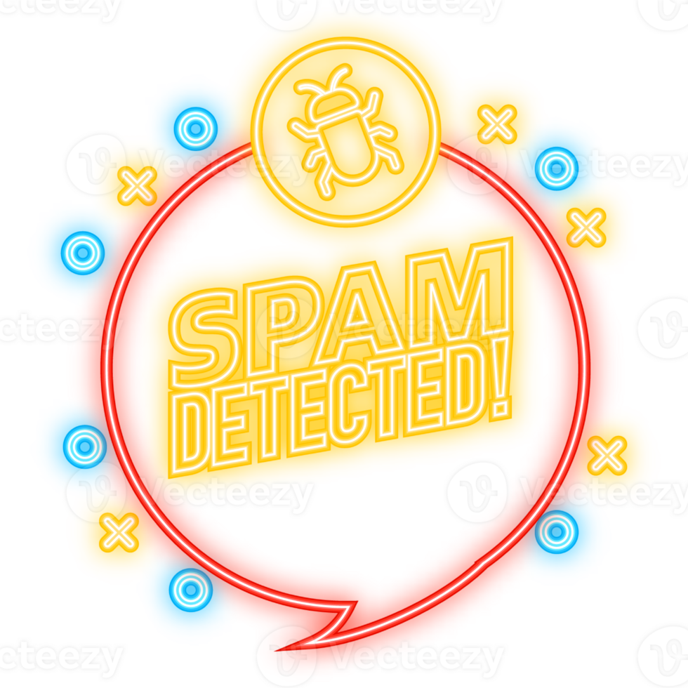 Neon Icon. Virus red bubble. Searching virus. Microbe icon. Cyber secure. png