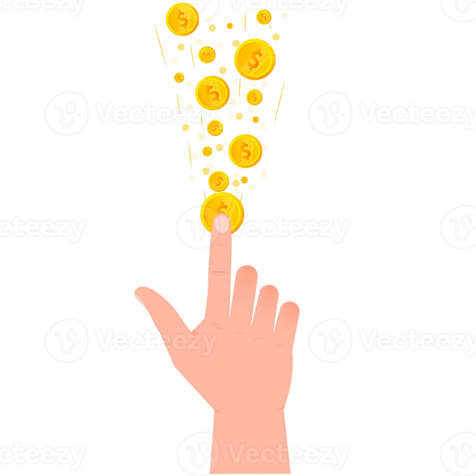 Donation money, great design for any purposes. Doodle collection with donation for concept design. Flat cartoon money illustration png
